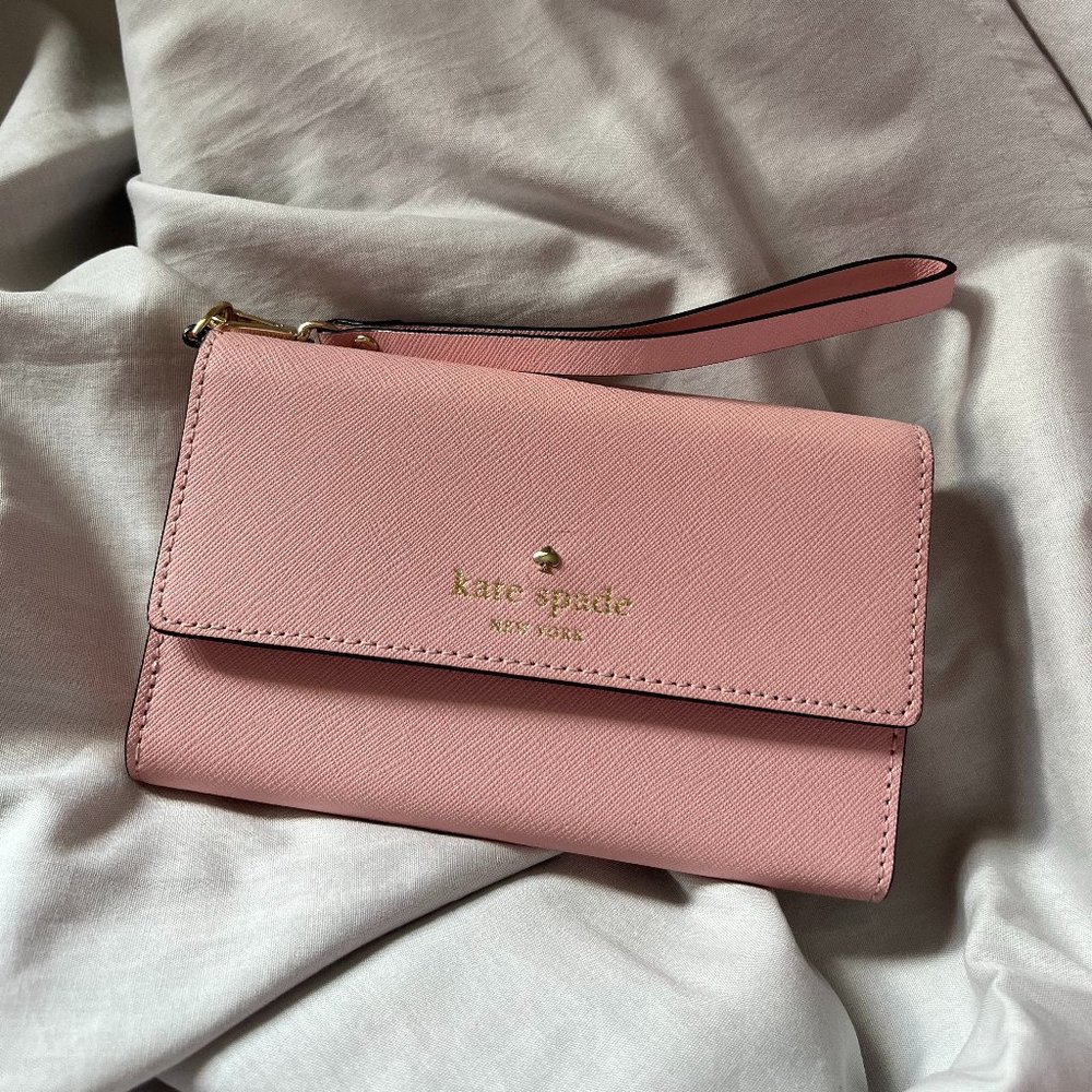 Kate Spade Pink Trifold Wallet/Wristlet